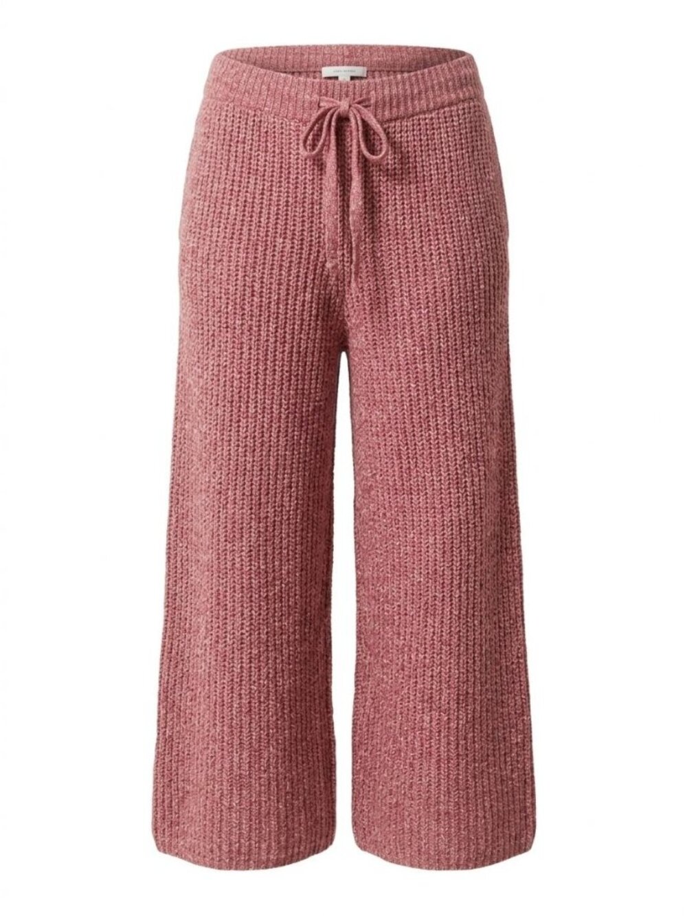 NWOT State of Day Chunky Knit Lounge Pants Sz M Pink Ribbed Wide Leg Pajamas